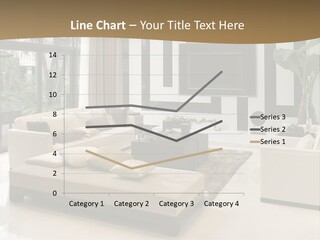 A Living Room With A Couch A Chair And A Television PowerPoint Template
