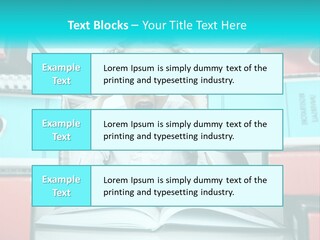 A Woman In Glasses Is Sitting At A Desk With Many Files PowerPoint Template