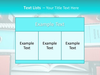 A Woman In Glasses Is Sitting At A Desk With Many Files PowerPoint Template