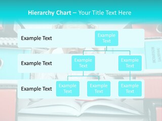 A Woman In Glasses Is Sitting At A Desk With Many Files PowerPoint Template
