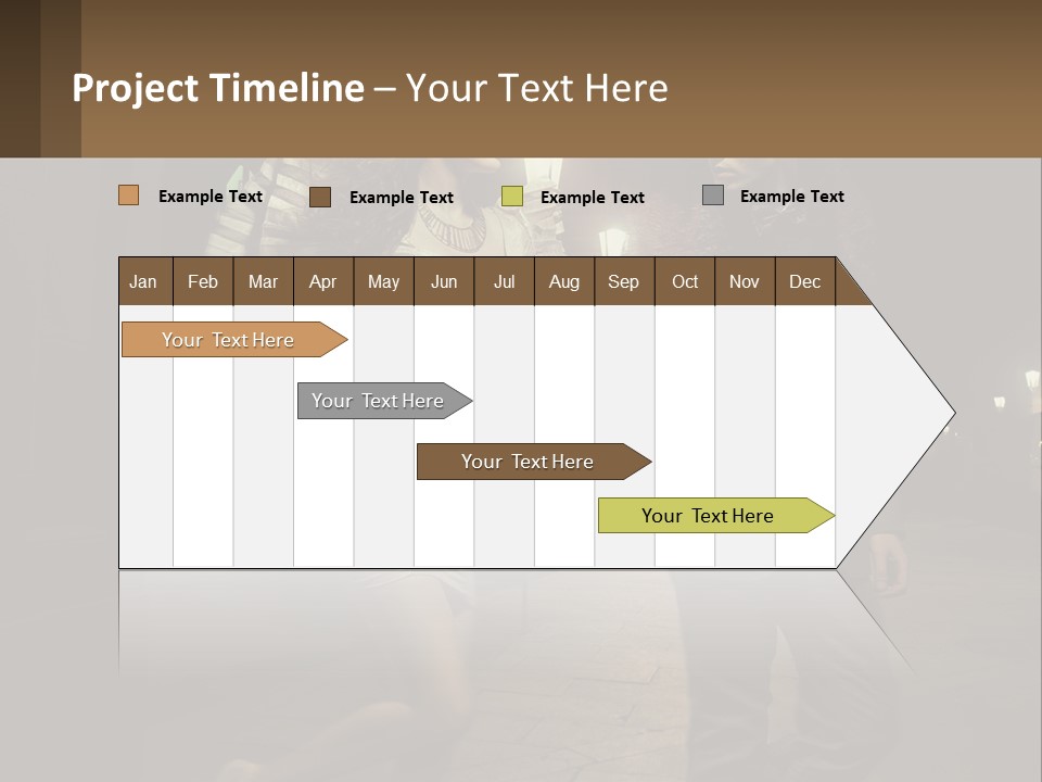 A Man And A Woman Walking Down A Street At Night PowerPoint Template