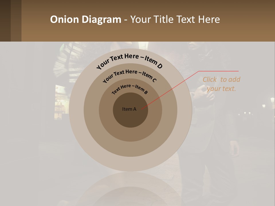 A Man And A Woman Walking Down A Street At Night PowerPoint Template