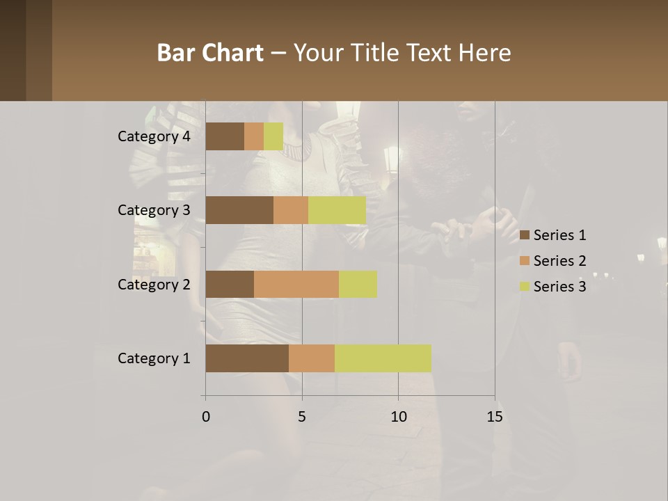 A Man And A Woman Walking Down A Street At Night PowerPoint Template