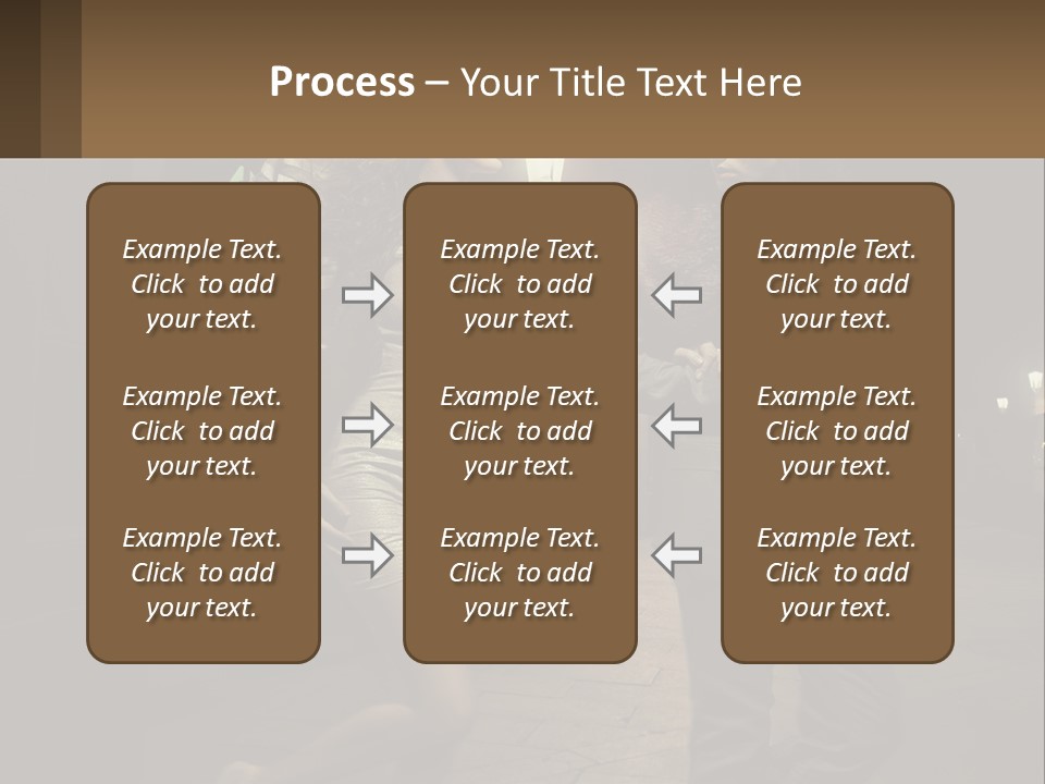 A Man And A Woman Walking Down A Street At Night PowerPoint Template