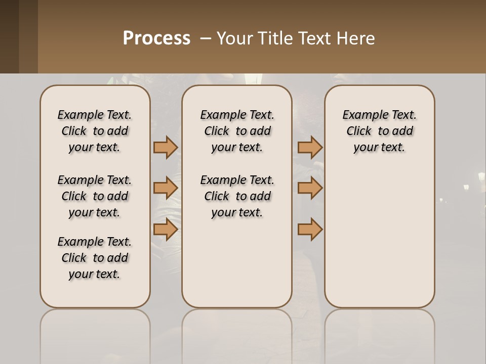 A Man And A Woman Walking Down A Street At Night PowerPoint Template