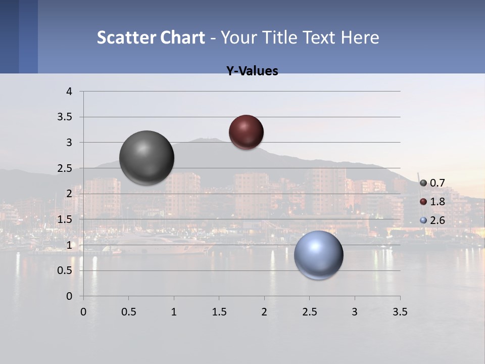 A Large Body Of Water With A City In The Background PowerPoint Template