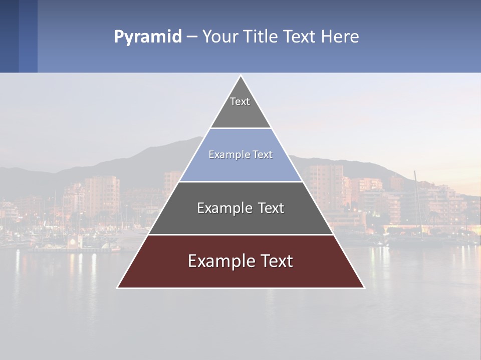 A Large Body Of Water With A City In The Background PowerPoint Template