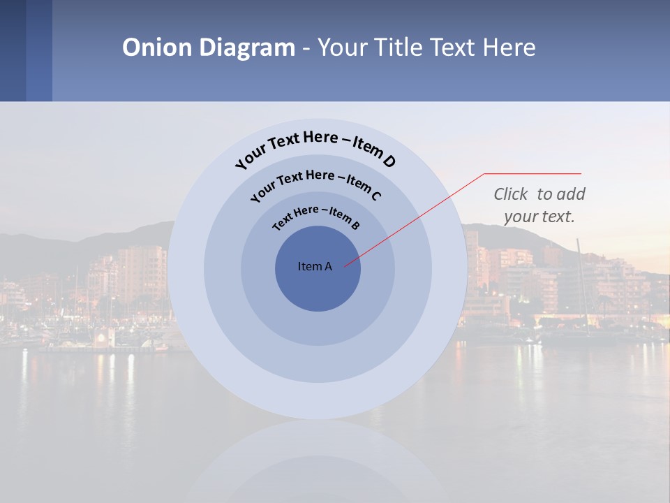 A Large Body Of Water With A City In The Background PowerPoint Template