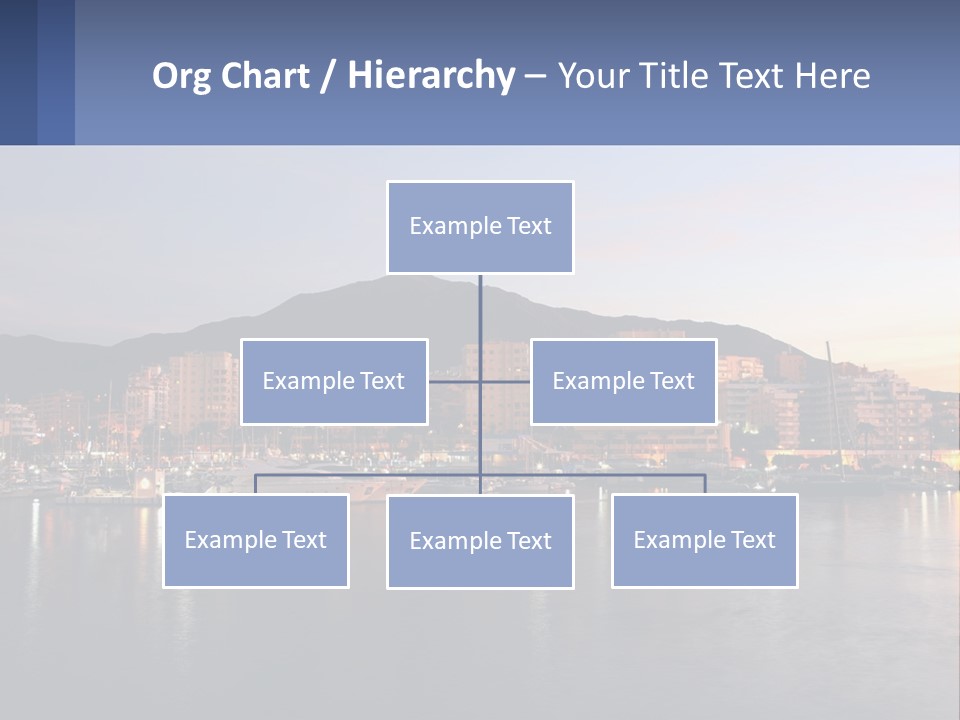 A Large Body Of Water With A City In The Background PowerPoint Template