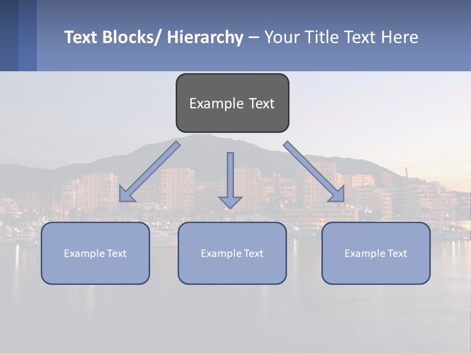 A Large Body Of Water With A City In The Background PowerPoint Template