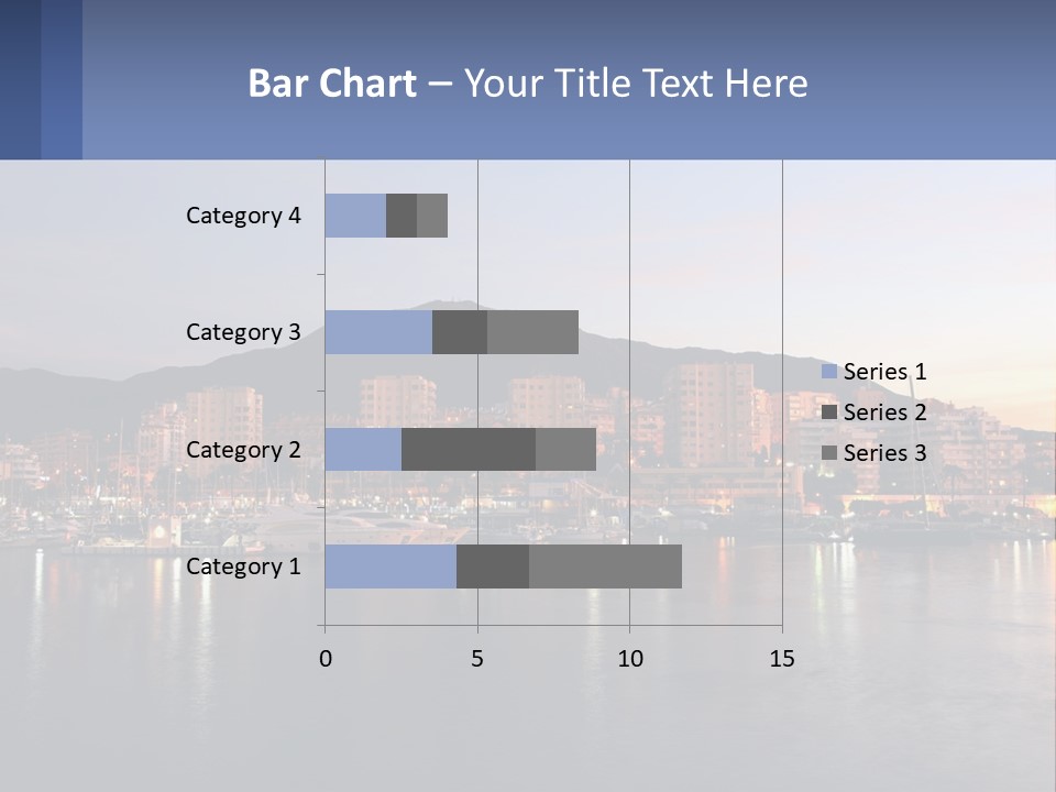A Large Body Of Water With A City In The Background PowerPoint Template