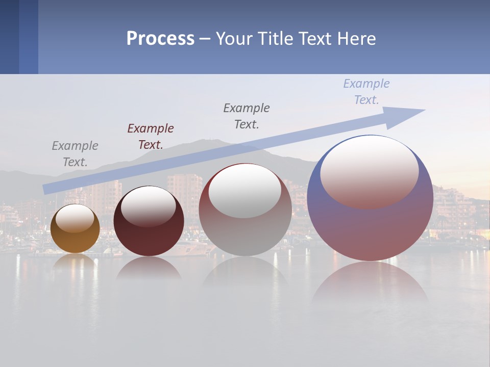 A Large Body Of Water With A City In The Background PowerPoint Template