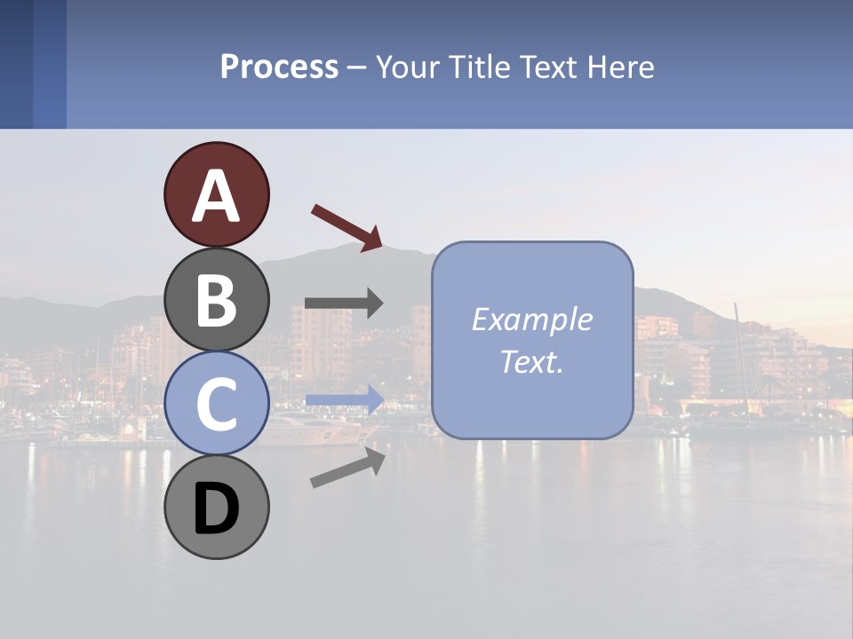 A Large Body Of Water With A City In The Background PowerPoint Template