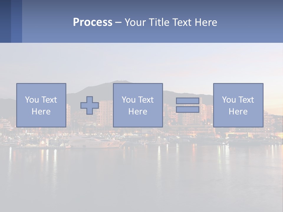 A Large Body Of Water With A City In The Background PowerPoint Template