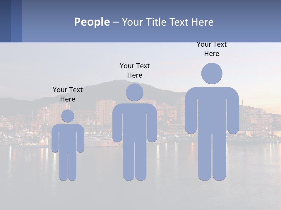 A Large Body Of Water With A City In The Background PowerPoint Template