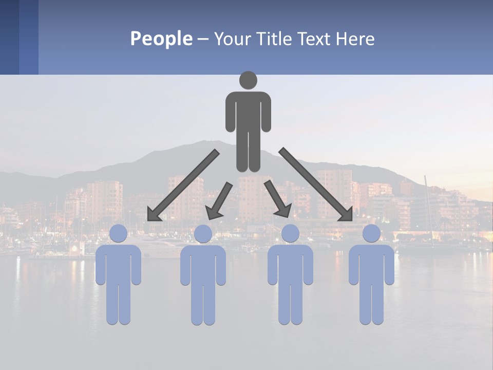 A Large Body Of Water With A City In The Background PowerPoint Template