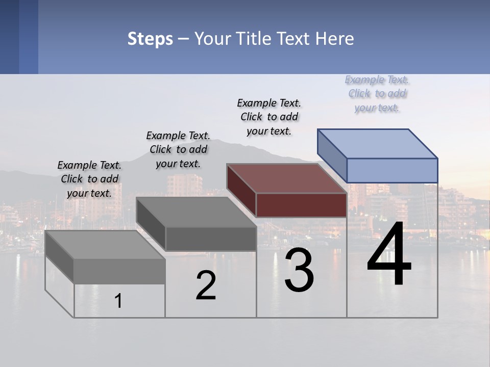 A Large Body Of Water With A City In The Background PowerPoint Template