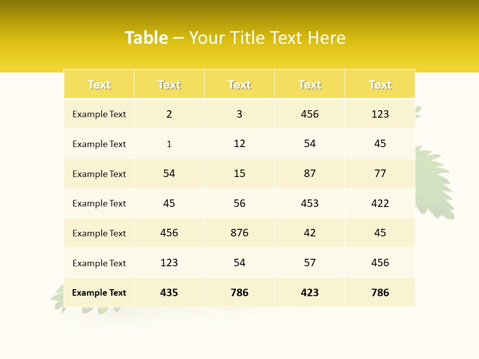 A Cup Of Green Tea With Leaves On A Saucer PowerPoint Template