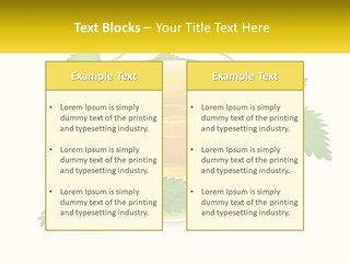 A Cup Of Green Tea With Leaves On A Saucer PowerPoint Template