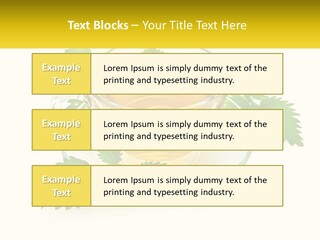 A Cup Of Green Tea With Leaves On A Saucer PowerPoint Template