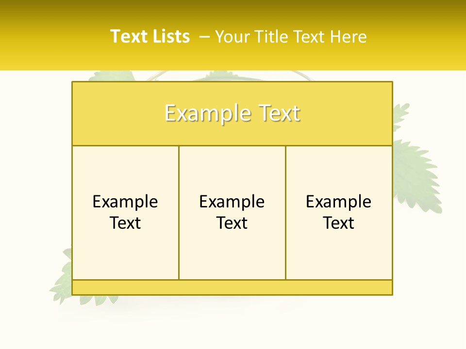 A Cup Of Green Tea With Leaves On A Saucer PowerPoint Template