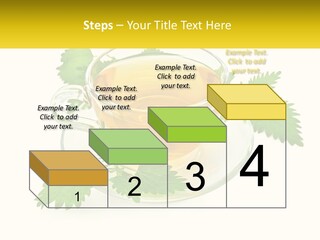 A Cup Of Green Tea With Leaves On A Saucer PowerPoint Template