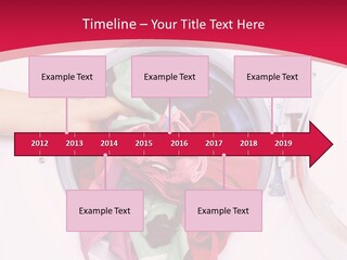 A Person Holding A Pile Of Clothes In A Washing Machine PowerPoint Template