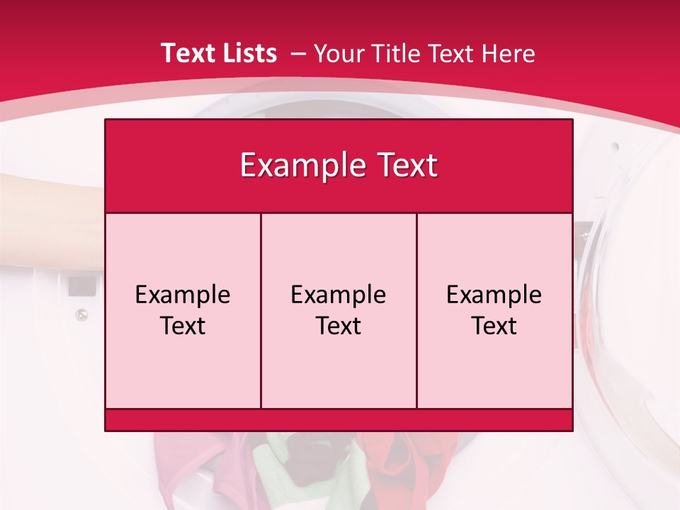 A Person Holding A Pile Of Clothes In A Washing Machine PowerPoint Template