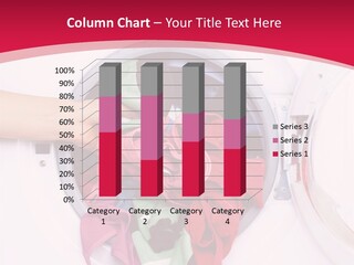 A Person Holding A Pile Of Clothes In A Washing Machine PowerPoint Template