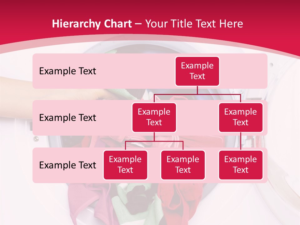 A Person Holding A Pile Of Clothes In A Washing Machine PowerPoint Template
