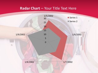 A Person Holding A Pile Of Clothes In A Washing Machine PowerPoint Template