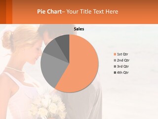 A Man And A Woman Standing Next To Each Other On A Beach PowerPoint Template