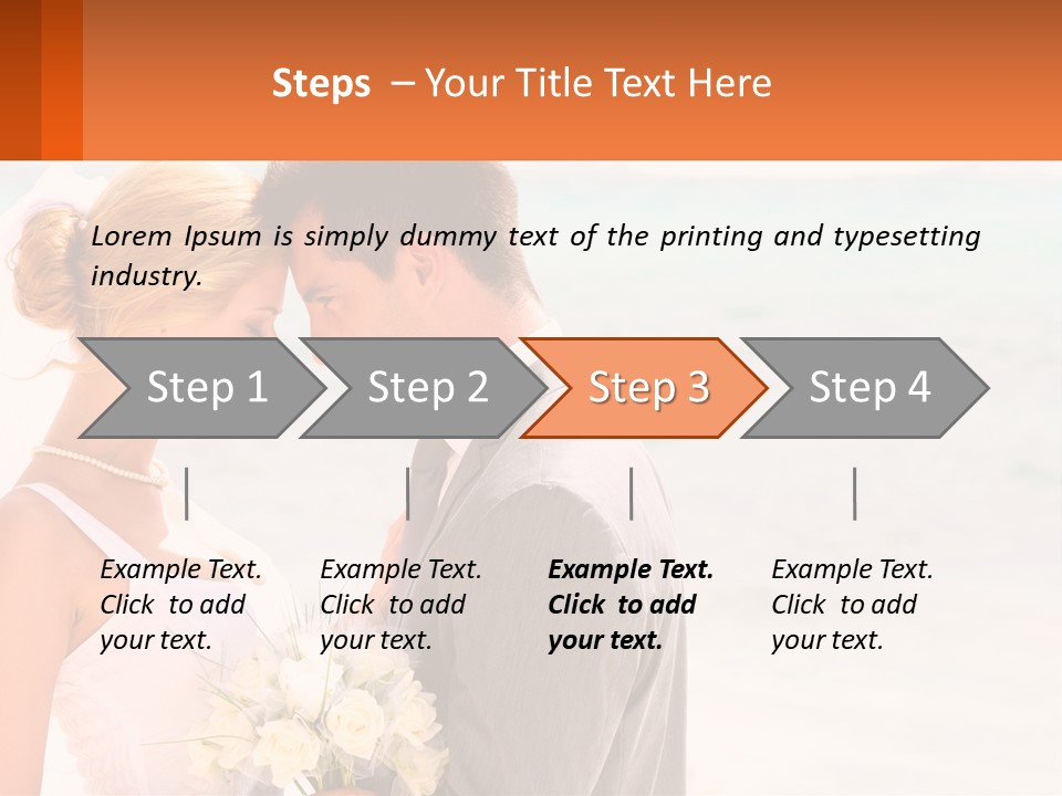 A Man And A Woman Standing Next To Each Other On A Beach PowerPoint Template