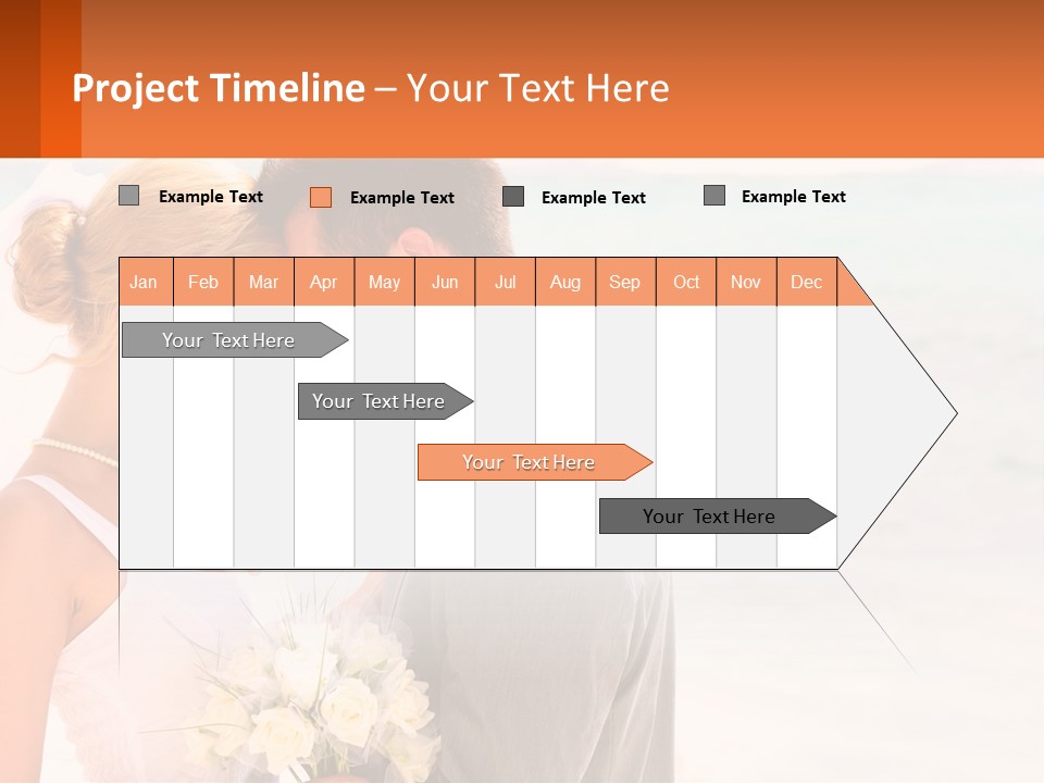 A Man And A Woman Standing Next To Each Other On A Beach PowerPoint Template