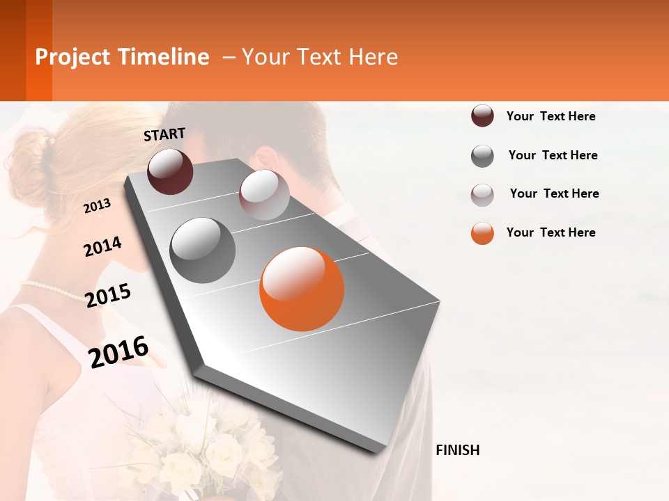 A Man And A Woman Standing Next To Each Other On A Beach PowerPoint Template