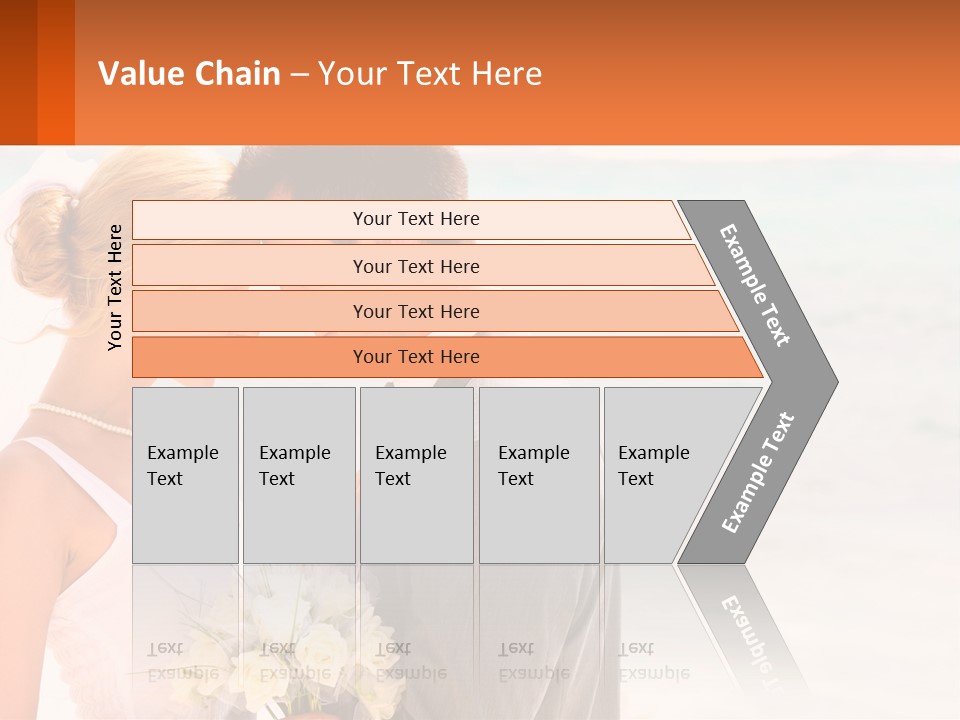 A Man And A Woman Standing Next To Each Other On A Beach PowerPoint Template