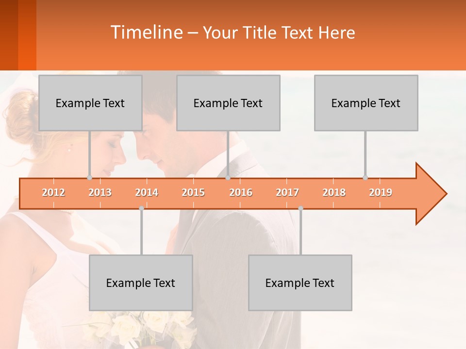 A Man And A Woman Standing Next To Each Other On A Beach PowerPoint Template