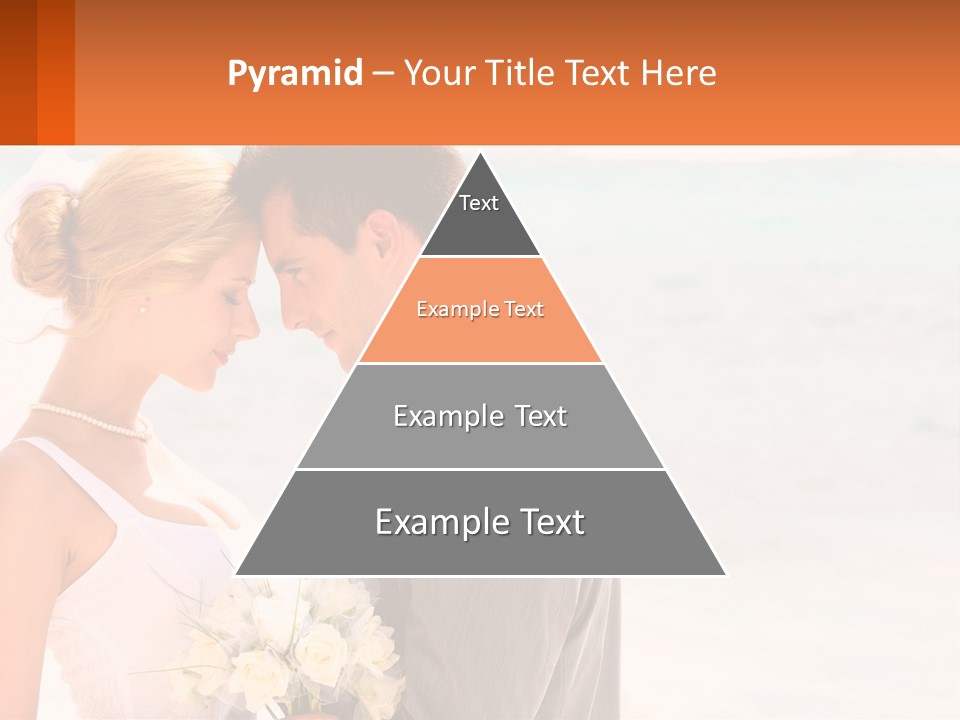 A Man And A Woman Standing Next To Each Other On A Beach PowerPoint Template