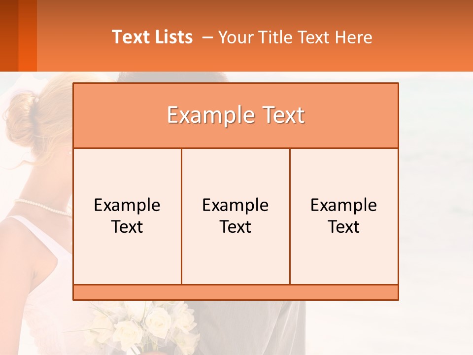 A Man And A Woman Standing Next To Each Other On A Beach PowerPoint Template
