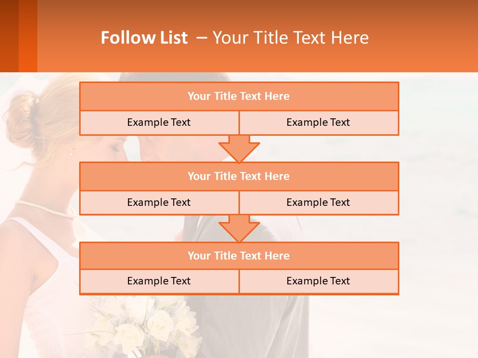 A Man And A Woman Standing Next To Each Other On A Beach PowerPoint Template