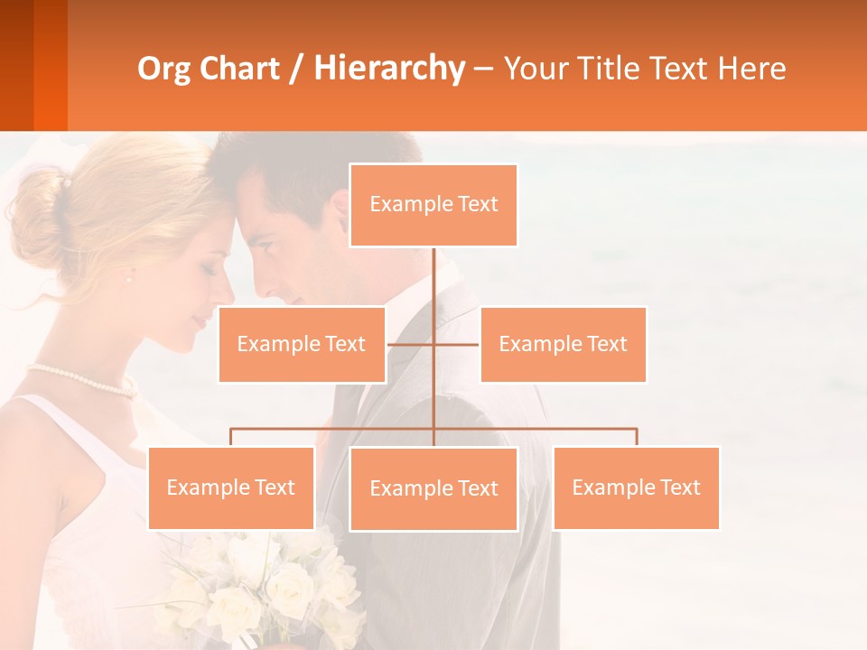 A Man And A Woman Standing Next To Each Other On A Beach PowerPoint Template