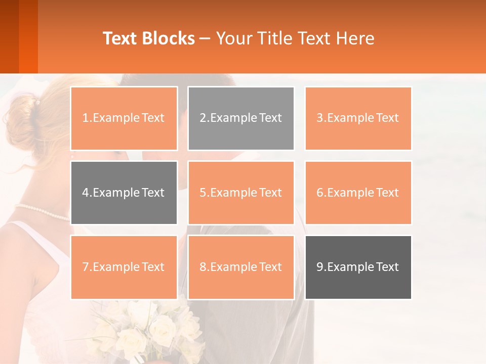 A Man And A Woman Standing Next To Each Other On A Beach PowerPoint Template