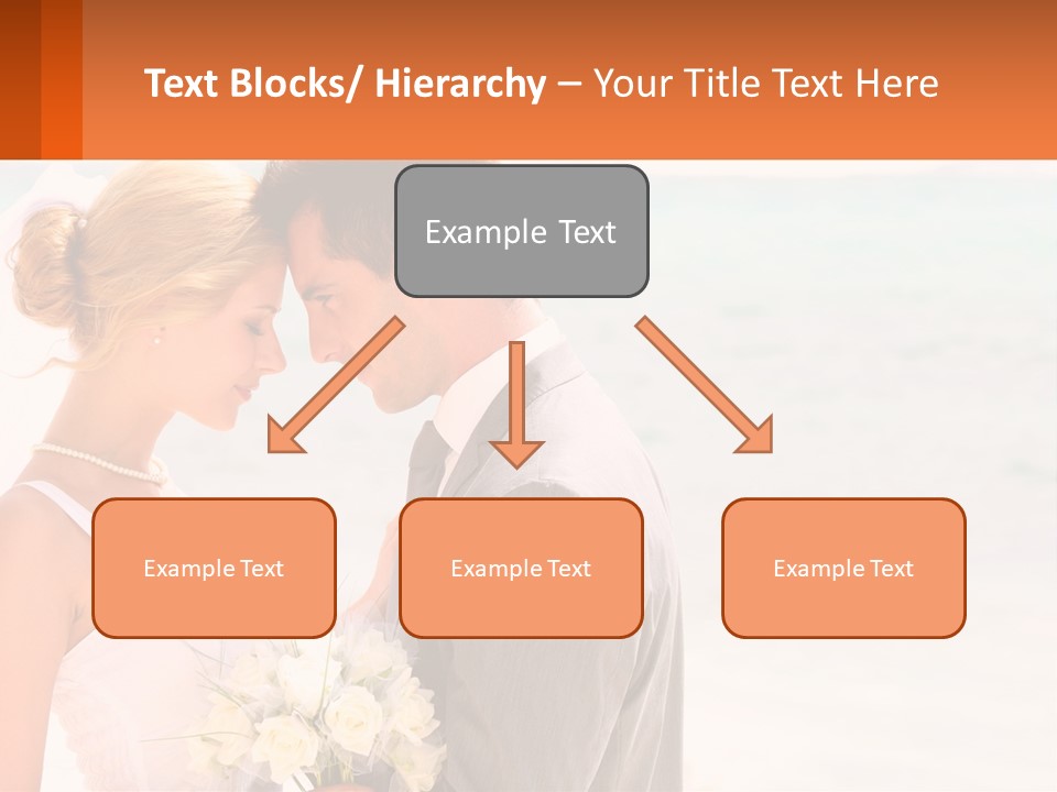 A Man And A Woman Standing Next To Each Other On A Beach PowerPoint Template