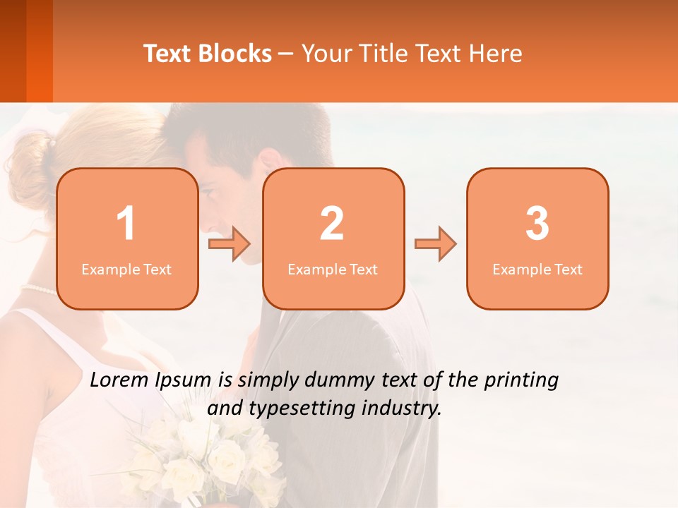 A Man And A Woman Standing Next To Each Other On A Beach PowerPoint Template