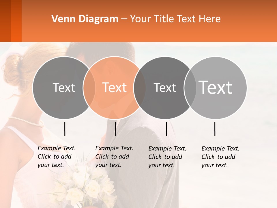 A Man And A Woman Standing Next To Each Other On A Beach PowerPoint Template