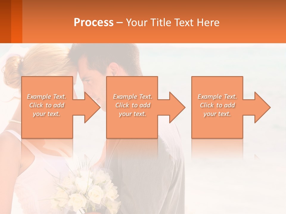 A Man And A Woman Standing Next To Each Other On A Beach PowerPoint Template