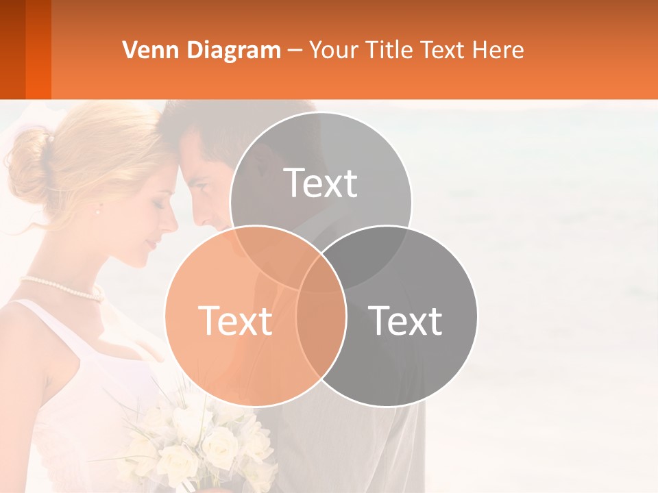 A Man And A Woman Standing Next To Each Other On A Beach PowerPoint Template