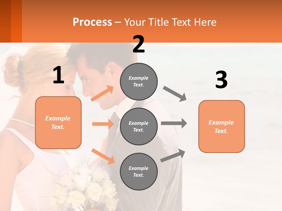 A Man And A Woman Standing Next To Each Other On A Beach PowerPoint Template