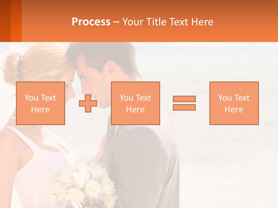 A Man And A Woman Standing Next To Each Other On A Beach PowerPoint Template