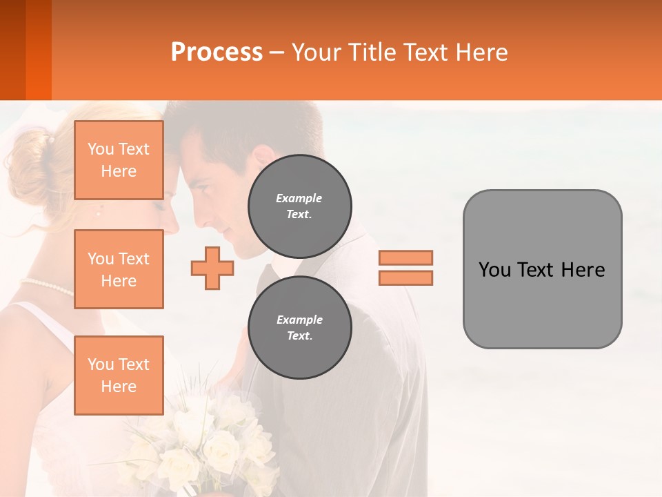 A Man And A Woman Standing Next To Each Other On A Beach PowerPoint Template